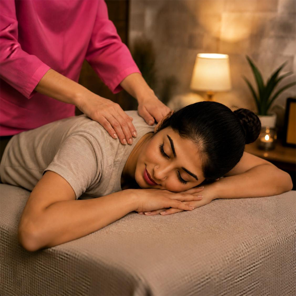 At-home wellness session